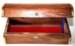 Fantastic Large Wooden Treasure Chest Trinket Box