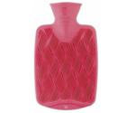 Fashy Rubber Hotwater Bottle Red