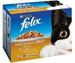 Felix Pouch Cat Food Poultry Selection in Jelly (12 x 100g)