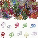 Folat - Party Confetti Number 50 - Multi colors