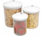 FoodSaver 3 Piece Round Canister Set