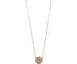 Fossil Cristal Necklace rose gold (JF00139)