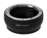 Fotodiox Lens Mount Adapter, Contax/Yashica (c/y or cy) Lens to MFT Micro 4/3 (Four Thirds) System Camera Mount Adapter, for Olympus Pen E-PL1, E-P2, Panasonic Lumix DMC-G1, G2, GH2, GF1, GH1 G10,