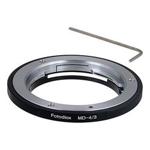 Fotodiox Lens Mount Adapter - Minolta MD MC Rokkor Lens to Olympus 4/3 (Also known as OM 4/3 four third) Adapter for Olympus E-3, E-5, E30, E-620, E-600, E-520, E-510, E-450, E-420, E-410,E-400,E-300, Panasonic Lumix DMC-L10, L1