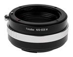 Fotodiox Lens Mount Adapter with Aperture Control, for Nikon G-type, DX-type Lens to Canon EOS M Mirrorless Cameras