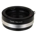 Fotodiox Lens Mount Adapter with Aperture Dial, Digital Pentax AF Lens to MFT Micro 4/3 Four Thirds System Camera Mount Adapter, for Olympus Pen E-PL1, E-P2, Panasonic Lumix DMC-G1, G2, GH2, GF1, GH1 G10