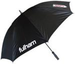 Fulham FC Single Canopy Golf Umbrella - Black