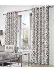 Fusion Haldon Lined Eyelet Curtains Natural