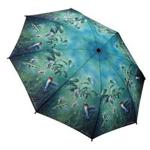 Galleria Hummingbird Automatic Open Close Folding Compact Umbrella Brolly Gift