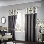 Gaveno Cavailia Luxurious and Stunning Koh Room Curtains (66 x 72 Inches), Polyester, Grey