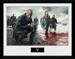 GB eye Vikings, Blood Landscape, Framed Print 30x40cm, Wood, Various, 52 x 44 x 3 cm