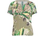 Gerry Weber Shirt with mix sand gelb Multicolor Druck (1-370288-35088-9159)