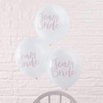 Ginger Ray Designer Team Bride Hen Party Balloons-White Printed