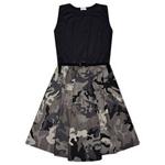 Girls Skater Dress Kids Camo Floral Print Summer Party Dresses New Age 7 8 9 10 11 12 13 Years