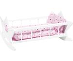 Goki Cradle With Bedding Wooden Toy