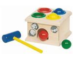 Goki Hammer Bench And Ball Wooden Set