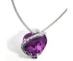 Goldmaid Heart Shaped Amethyst Necklace (C836S)