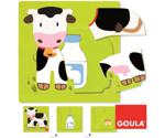 Goula Wooden Cow Puzzle