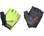 GripGrap ProGel Hi-Vis Padded Short Finger Gloves Fluo Yellow