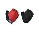 GripGrap Rouleur Padded Short Finger Gloves Red