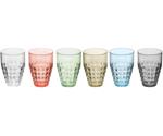 Guzzini Tiffany drinking glass high 51cl, set of 6, mix - multi