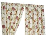 Hamilton McBride Bouquet Pink Fully Lined Readymade Curtain Pair 90x90in(228x228cm)