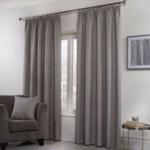 Hamilton McBride Honeycomb Curtains Grey 46 x 72cm