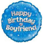 Happy Birthday Boyfriend Blue