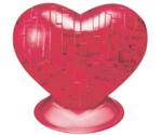 HCM Crystal Puzzle Heart red 46 Pieces