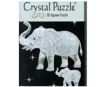 HCM Crystal Puzzle Pair of Elephants 46 Pieces