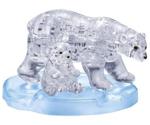 HCM Crystal Puzzle Pair of Polar Bears 40 Pieces