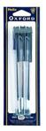 Helix Oxford Ballpoint Pen - Black (Pack of 6)