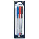 Helix Oxford Pack Of Assorted Ballpoint Pens