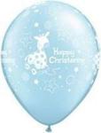 High Quality 11″ Happy Christening Boy Blue Balloons (five pack)