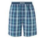 Hugo Boss Checked Cotton Pyjama Shorts with Logo Waistband (50424975-420)