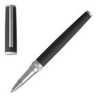 Hugo Boss HSG8025H Gear Rollerball Pen - Dark Grey/Silver