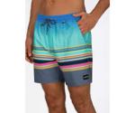 Hurley Phantom Spectrum Volley 17 Swim Briefs aurora green