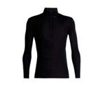 Icebreaker Mens 175 Everyday LS Half Zip Black