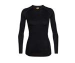 Icebreaker Wmns 150 Zone LS Crewe Black/Mineral