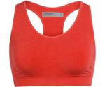 Icebreaker Women's Anatomica Seamless Sport Bra fire