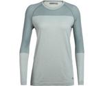 Icebreaker Women's Motion Seamless LS Crewe shale heather