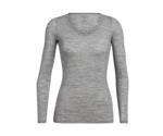 Icebreaker Women's Siren LS Sweetheart metro heather