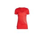 Icebreaker Women's Tech Lite Short Sleeve Scoop Plume