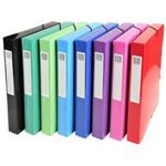 Iderama Box File A4 40mm Assorted BX8