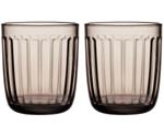 iittala Raami Drinking Glass 26 cl 2 Pcs, Linen