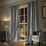 Iliana Curtain Panel Pair Size: 90 inches (229 cm) Width x 72 inches (183 cm Drop): Praline