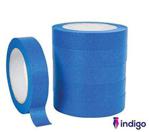 Indigo® UV Resistant Blue Masking Tape - 25mm x 25m - Self Adhesive Decorating & Painters Tape (1)