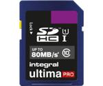 Integral UltimaPro SDHC/SDXC 80MB Class 10 UHS-I U1