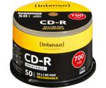 Intenso CD-R 700MB 80min 52x printable 50pk Spindle