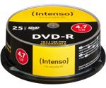 Intenso DVD-R 4,7GB 120min 16x 25pk Spindle